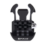 PULUZ 수평면 퀵 릴리스 버클, PULUZ 액션 스포츠 카메라용 Jaws 플렉스 클램프 마운트, GoPro, Insta360, DJI 및 기타 액션 카메라용 퀵 릴리스 버클