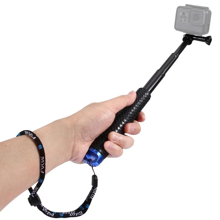 PULUZ 휴대용 확장 폴드 모노포드, GoPro, Insta360, DJI 및 기타 액션 카메라용, 길이: 19-49cm