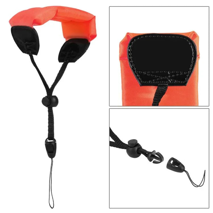 PULUZ 수중 촬영용 플로팅 보버 손목 스트랩, GoPro, Insta360, DJI 및 기타 액션 카메라용, 길이: 20cm, 보버 손목 스트랩