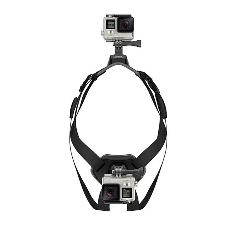 PULUZ 하운드 독 페치 하네스 조절 가능한 가슴 스트랩 마운트, GoPro, Insta360, DJI 및 기타 액션 카메라용, 강아지 가슴 스트랩