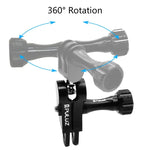 PULUZ CNC 알루미늄 볼 조인트 마운트 2개의 긴 나사 포함 GoPro, Insta360, DJI 및 기타 액션 카메라용, CN 재고