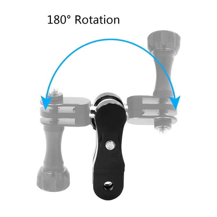PULUZ CNC 알루미늄 볼 조인트 마운트 2개의 긴 나사 포함 GoPro, Insta360, DJI 및 기타 액션 카메라용, CN 재고