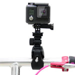 PULUZ 오토바이 자전거 핸들바 홀더 삼각대 마운트 & 나사 포함 GoPro, Insta360, DJI 및 기타 액션 카메라용, 연장 마운트