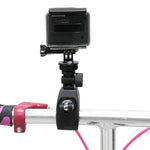 PULUZ 오토바이 자전거 핸들바 홀더 삼각대 마운트 & 나사 포함 GoPro, Insta360, DJI 및 기타 액션 카메라용, 연장 마운트