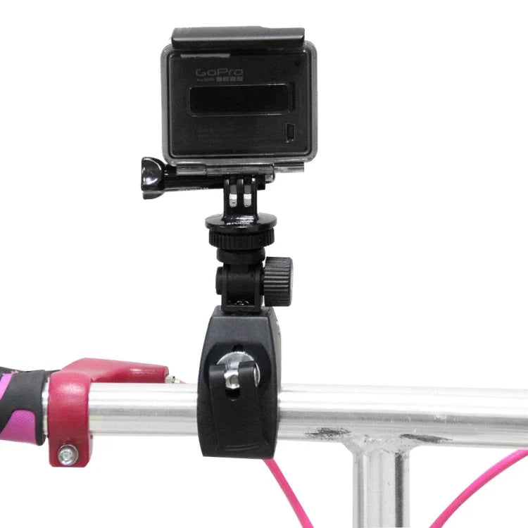PULUZ 오토바이 자전거 핸들바 홀더 삼각대 마운트 & 나사 포함 GoPro, Insta360, DJI 및 기타 액션 카메라용, 연장 마운트