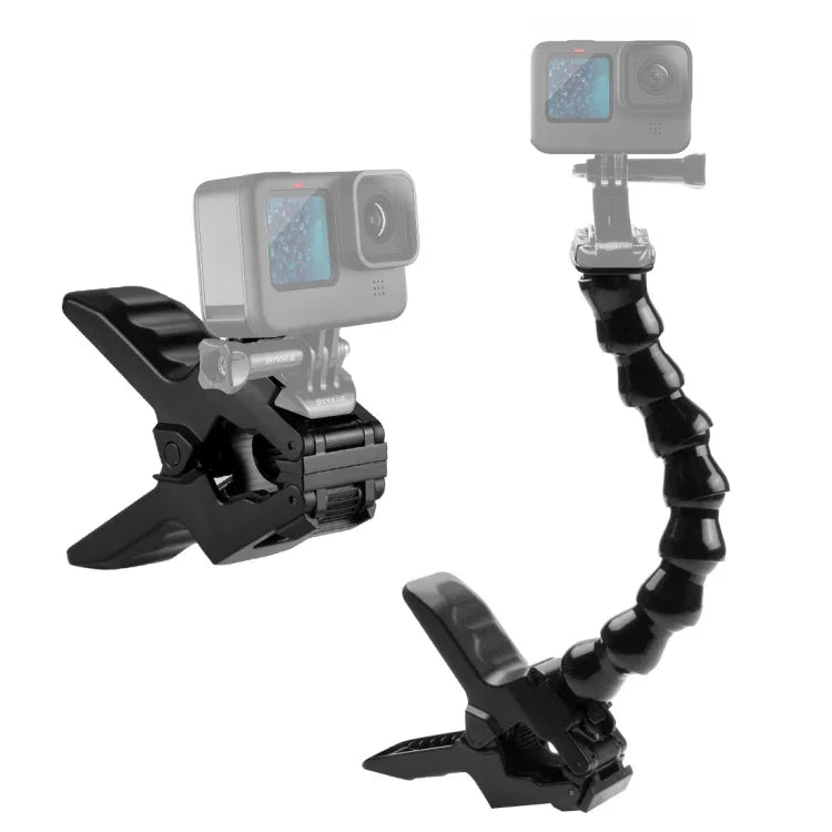 PULUZ GoPro, Insta360, DJI 및 기타 액션 카메라용 액션 스포츠 카메라 조스 플렉스 클램프 마운트, 조스 마운트