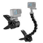 PULUZ GoPro, Insta360, DJI 및 기타 액션 카메라용 액션 스포츠 카메라 조스 플렉스 클램프 마운트, 조스 마운트