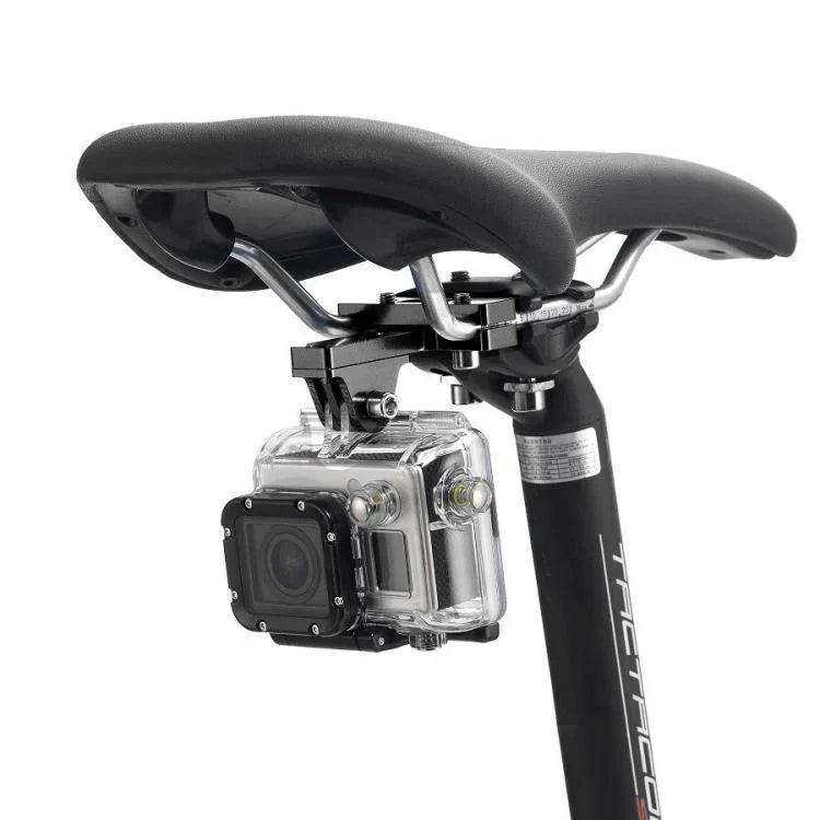 PULUZ 알루미늄 합금 자전거 안장 쿠션 마운트, GoPro, Insta360, DJI 및 기타 액션 카메라용, 안장 마운트