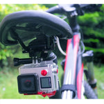 PULUZ 알루미늄 합금 자전거 안장 쿠션 마운트, GoPro, Insta360, DJI 및 기타 액션 카메라용, 안장 마운트