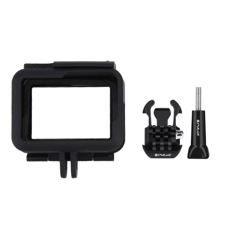 PULUZ GoPro HERO(2018) /7 Black /6 /5용 ABS 플라스틱 하우징 쉘 프레임 마운트 보호 케이스 케이지 받침대 및 긴 나사 포함, GoPro HERO6 /5용