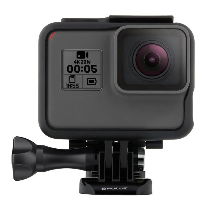 PULUZ GoPro HERO(2018) /7 Black /6 /5용 ABS 플라스틱 하우징 쉘 프레임 마운트 보호 케이스 케이지 받침대 및 긴 나사 포함, GoPro HERO6 /5용