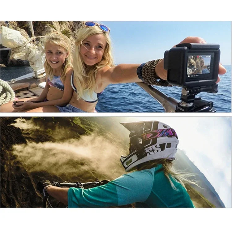PULUZ GoPro HERO(2018) /7 Black /6 /5용 ABS 플라스틱 하우징 쉘 프레임 마운트 보호 케이스 케이지 받침대 및 긴 나사 포함, GoPro HERO6 /5용