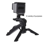 PULUZ 그립 접이식 삼각대 마운트, 어댑터 및 나사 포함, GoPro, Insta360, DJI 및 기타 액션 카메라용, 최대 적재 하중: 2kg