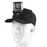 PULUZ 야구 모자, J-후크 버클 마운트 및 나사 포함, GoPro, DJI OSMO 액션 및 기타 액션 카메라용, 야구 모자 검정색, 야구 모자 빨간색, 야구 모자 진한 파란색