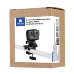 PULUZ 알루미늄 합금 마운트, 범용 고정 클램프, GoPro, Insta360, DJI 및 기타 액션 카메라용, 고정 클램프 마운트