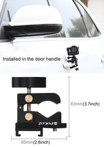 PULUZ 알루미늄 합금 마운트, 범용 고정 클램프, GoPro, Insta360, DJI 및 기타 액션 카메라용, 고정 클램프 마운트
