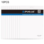 10개 PULUZ 33cm x 23.5cm 행홀 클리어 전면 화이트 펄 쥬얼리 지퍼락 포장 봉투(사이즈: XL), 사이즈: XL