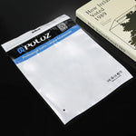 10개 PULUZ 33cm x 23.5cm 행홀 클리어 전면 화이트 펄 쥬얼리 지퍼락 포장 봉투(사이즈: XL), 사이즈: XL