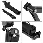 PULUZ 3방향 그립 접이식 삼각대 셀카봉 익스텐션 모노포드 GoPro, Insta360 ONE R, DJI Osmo Action 및 기타 액션 카메라용, 길이: 20-58cm, 길이: 20-58cm