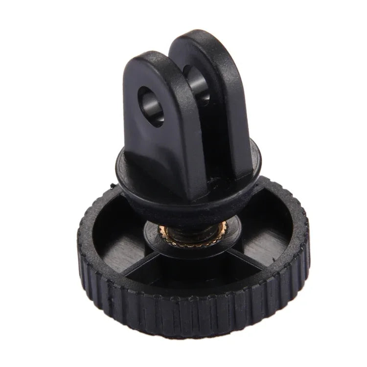 PULUZ 1/4인치 나사 삼각대 마운트 어댑터 GoPro, Insta360, DJI 및 기타 액션 카메라용 5mm 직경 나사 구멍, 3.3cm 직경, 3.3cm 삼각대 마운트 어댑터