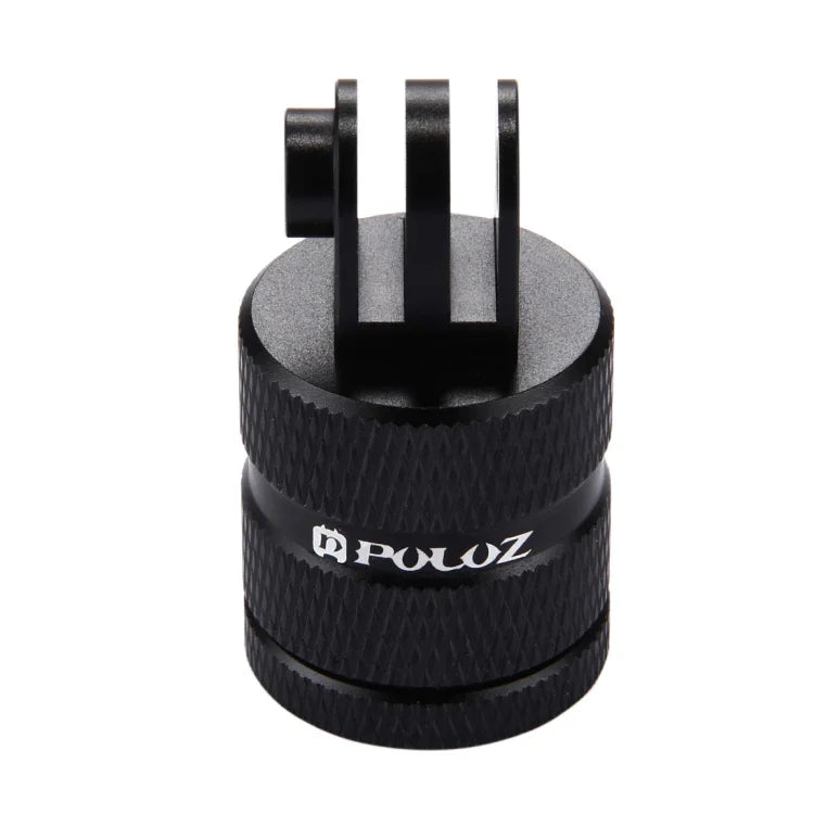 PULUZ 1/4인치 나사 구멍 삼각대 마운트 CNC 어댑터 GoPro, Insta360, DJI 및 기타 액션 카메라용, 1/4인치 긴 사이즈
