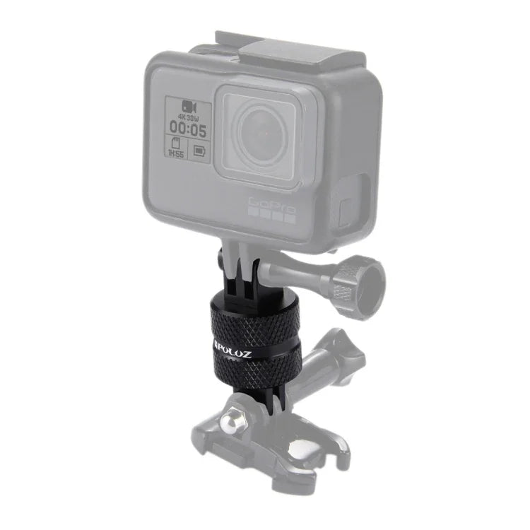 PULUZ 360도 회전 CNC 스위블 피벗 익스텐션 암 삼각대 마운트 GoPro, Insta360, DJI 및 기타 액션 카메라용, 익스텐션 어댑터