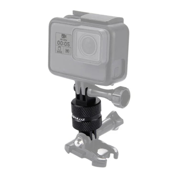 PULUZ 360도 회전 CNC 스위블 피벗 익스텐션 암 삼각대 마운트 GoPro, Insta360, DJI 및 기타 액션 카메라용, 익스텐션 어댑터