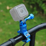 PULUZ 360도 회전 자전거 알루미늄 핸들바 어댑터 마운트 나사 포함 GoPro, Insta360, DJI 및 기타 액션 카메라용, 중국 재고 (레드), 중국 재고 (블루), 핸들바 어댑터 마운트 1