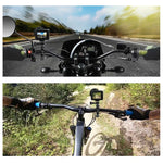 PULUZ 360도 회전 자전거 알루미늄 핸들바 어댑터 마운트 나사 포함 GoPro, Insta360, DJI 및 기타 액션 카메라용, 핸들바 어댑터 마운트 2