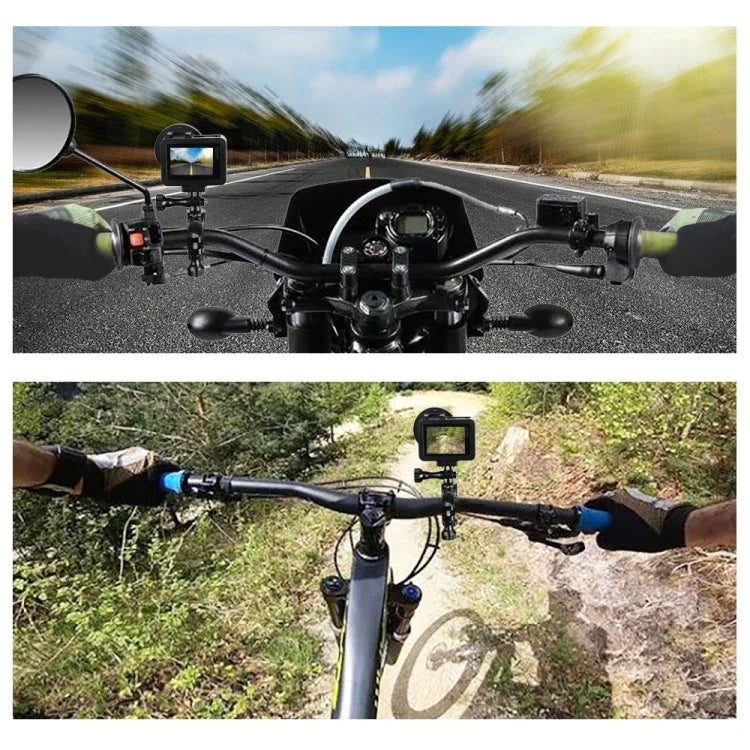 PULUZ 360도 회전 자전거 알루미늄 핸들바 어댑터 마운트 나사 포함 GoPro, Insta360, DJI 및 기타 액션 카메라용, 핸들바 어댑터 마운트 2