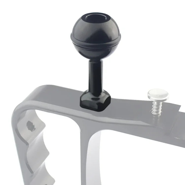 PULUZ GoPro, Insta360, DJI 및 기타 액션 카메라용 1/4인치 나사 알루미늄 볼 어댑터 마운트, 직경: 2.5cm, 1/4인치 나사(블랙), 1/4인치 나사(블루)