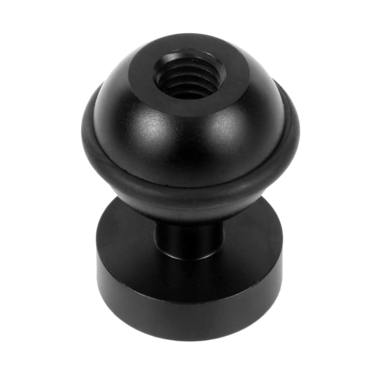PULUZ CNC 알루미늄 볼 헤드 어댑터 마운트 for GoPro, Insta360, DJI 및 기타 액션 카메라, 직경: 2.5cm, CNC 알루미늄 (블랙)