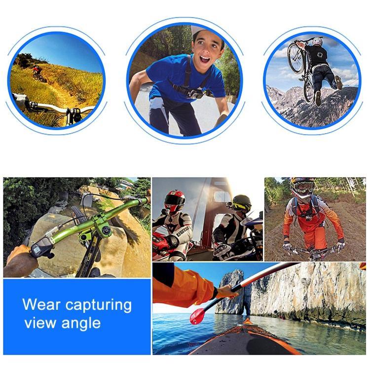 PULUZ GoPro, Insta360, DJI 및 기타 액션 카메라용 조절식 바디 마운트 벨트 가슴 스트랩 J 후크 마운트 및 긴 나사 포함, 가슴 스트랩