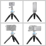 PULUZ 심플 미니 ABS 데스크탑 삼각대 마운트 1/4인치 나사 DSLR 및 디지털 카메라용, 작업 높이: 9cm, ABS 삼각대