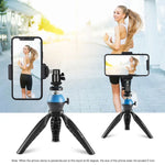 PULUZ 심플 미니 ABS 데스크탑 삼각대 마운트 1/4인치 나사 DSLR 및 디지털 카메라용, 작업 높이: 9cm, ABS 삼각대
