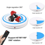PULUZ 45cm 원격 제어 속도 조절 회전 턴테이블 디스플레이 스탠드, 화이트, 최대 하중 100kg, 45cm 최대 하중 100kg 화이트 AU 플러그, 45cm 최대 하중 100kg 화이트 EU 플러그, 45cm 최대 하중 100kg 화이트 UK 플러그, 45cm 최대 하중 100kg 화이트 US 플러그