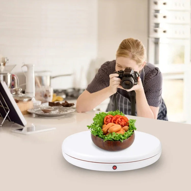 PULUZ 45cm 원격 제어 속도 조절 회전 턴테이블 디스플레이 스탠드, 화이트, 최대 하중 100kg, 45cm 최대 하중 100kg 화이트 AU 플러그, 45cm 최대 하중 100kg 화이트 EU 플러그, 45cm 최대 하중 100kg 화이트 UK 플러그, 45cm 최대 하중 100kg 화이트 US 플러그