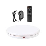 PULUZ 45cm 원격 제어 속도 조절 회전 턴테이블 디스플레이 스탠드, 화이트, 최대 하중 100kg, 45cm 최대 하중 100kg 화이트 AU 플러그, 45cm 최대 하중 100kg 화이트 EU 플러그, 45cm 최대 하중 100kg 화이트 UK 플러그, 45cm 최대 하중 100kg 화이트 US 플러그