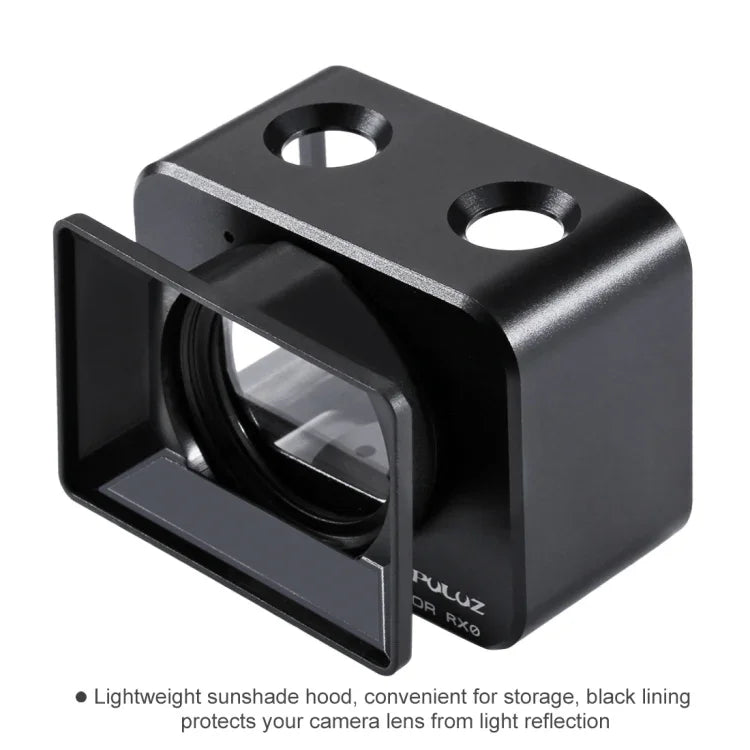 PULUZ Sony RX0용 알루미늄 합금 보호 케이지 + 37mm UV 필터 렌즈 + 렌즈 선쉐이드, 나사 및 드라이버 포함, 케이지 블랙, 케이지 골드, 케이지 블루, 케이지 레드, 케이지 실버