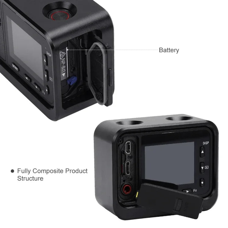 PULUZ Sony RX0용 알루미늄 합금 보호 케이지 + 37mm UV 필터 렌즈 + 렌즈 선쉐이드, 나사 및 드라이버 포함, 케이지 블랙, 케이지 골드, 케이지 블루, 케이지 레드, 케이지 실버