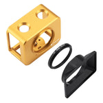 PULUZ Sony RX0용 알루미늄 합금 보호 케이지 + 37mm UV 필터 렌즈 + 렌즈 선쉐이드, 나사 및 드라이버 포함, 케이지 블랙, 케이지 골드, 케이지 블루, 케이지 레드, 케이지 실버