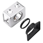 PULUZ Sony RX0용 알루미늄 합금 보호 케이지 + 37mm UV 필터 렌즈 + 렌즈 선쉐이드, 나사 및 드라이버 포함, 케이지 블랙, 케이지 골드, 케이지 블루, 케이지 레드, 케이지 실버