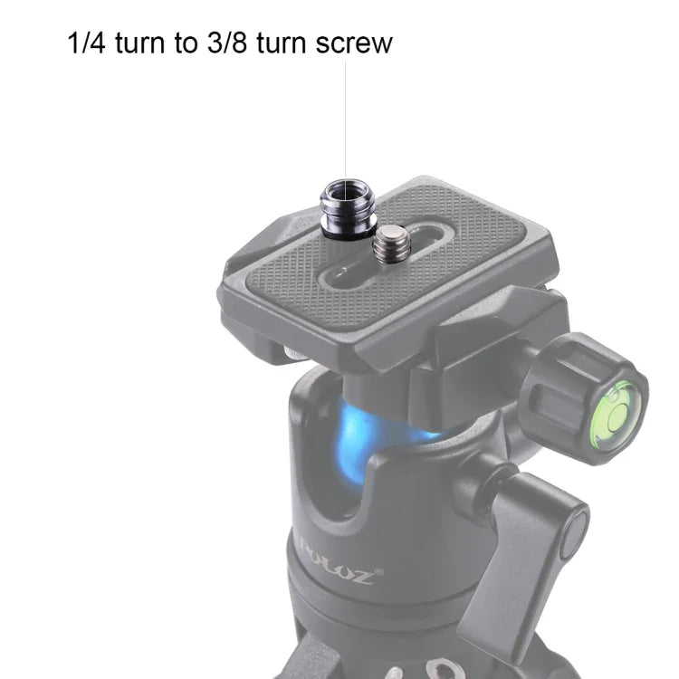 PULUZ 1/4인치 암나사 to 3/8인치 수나사 어댑터 나사, 1/4 암나사 to 3/8 수나사