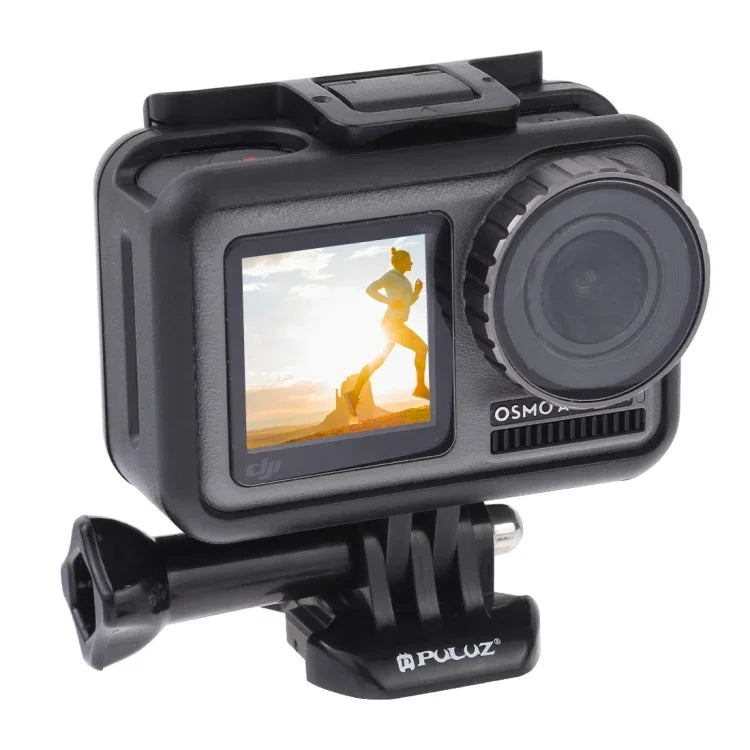 PULUZ DJI Osmo Action용 표준 테두리 프레임 ABS 보호 케이지, 버클 기본 마운트 및 나사 포함, ABS