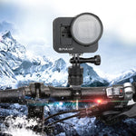 PULUZ CNC 알루미늄 합금 보호 케이지 보험 프레임 및 52mm UV 렌즈 포함 GoPro HERO8 블랙용 하우징 쉘, 프레임 포함 HERO8 블랙용