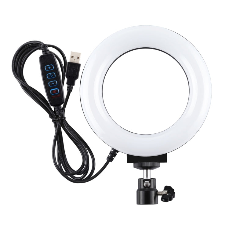 PULUZ 4.7인치 12cm USB 3모드 조광 LED 링 셀피 뷰티 브이로깅 사진 촬영 비디오 조명 삼각대 볼 헤드 포함, 4.7인치 볼 헤드 포함