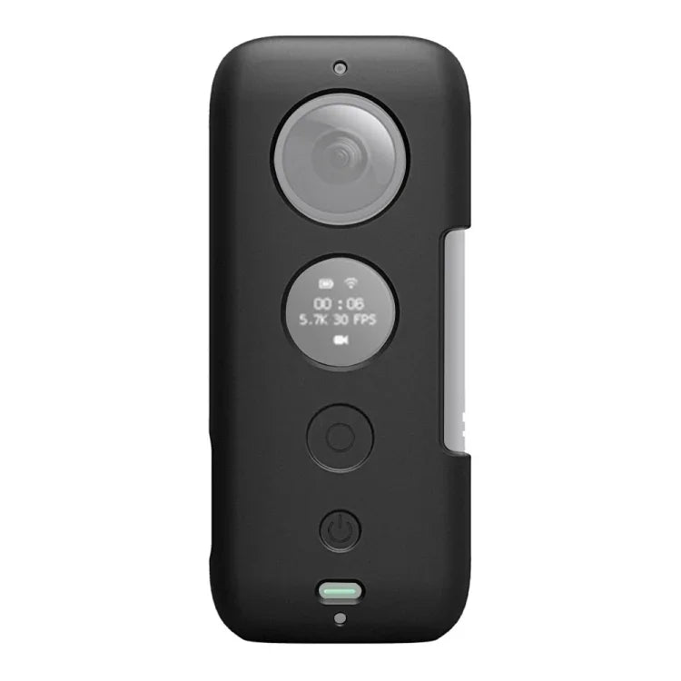 PULUZ Insta360 ONE X용 실리콘 보호 케이스 렌즈 커버 포함, Insta360 ONE X(블랙), Insta360 ONE X(레드)용
