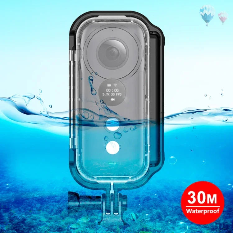PULUZ Insta360 ONE X용 30m 방수 하우징 보호 케이스, 버클 기본 마운트 및 나사 포함, Insta360 ONE X용
