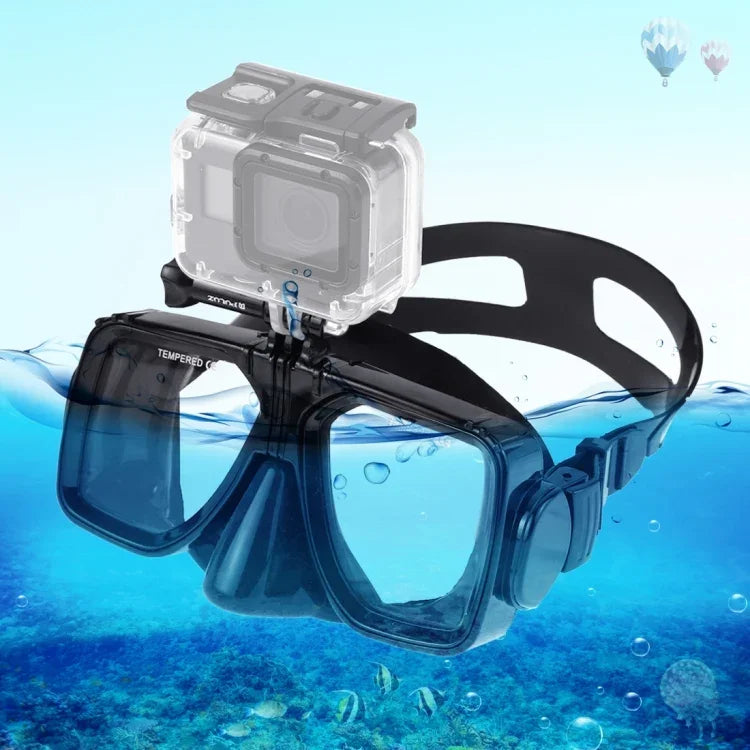 PULUZ 수상 스포츠 다이빙 장비 다이빙 마스크 수영 안경, GoPro, Insta360, DJI 및 기타 액션 카메라용
