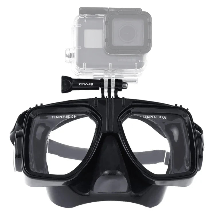 PULUZ 수상 스포츠 다이빙 장비 다이빙 마스크 수영 안경, GoPro, Insta360, DJI 및 기타 액션 카메라용